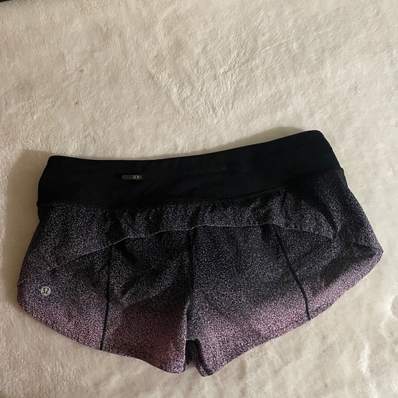 Lululemon Speed Up running shorts. In SOLD OUT Ombre Speckle - Picture 9 of 10